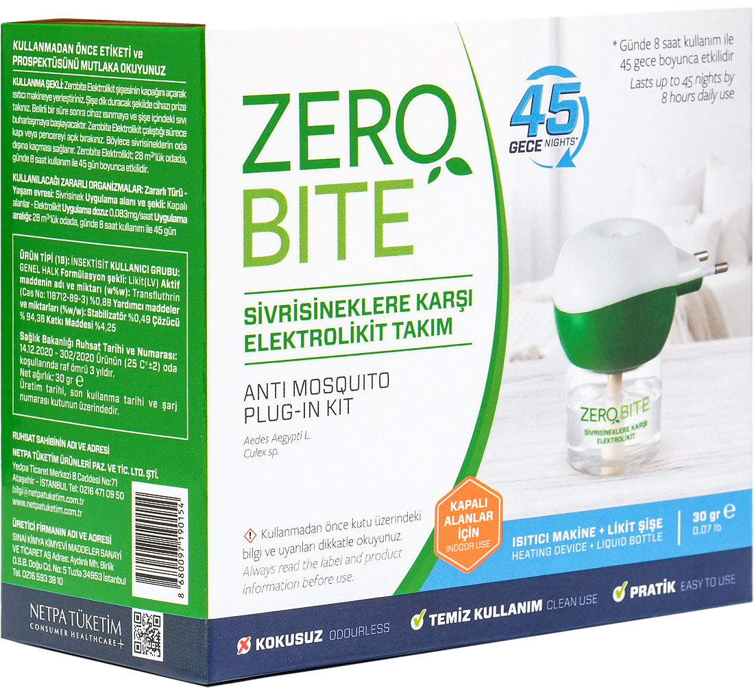 Zerobite Elektrolikit Takım — gerçek kutulu ambalaj